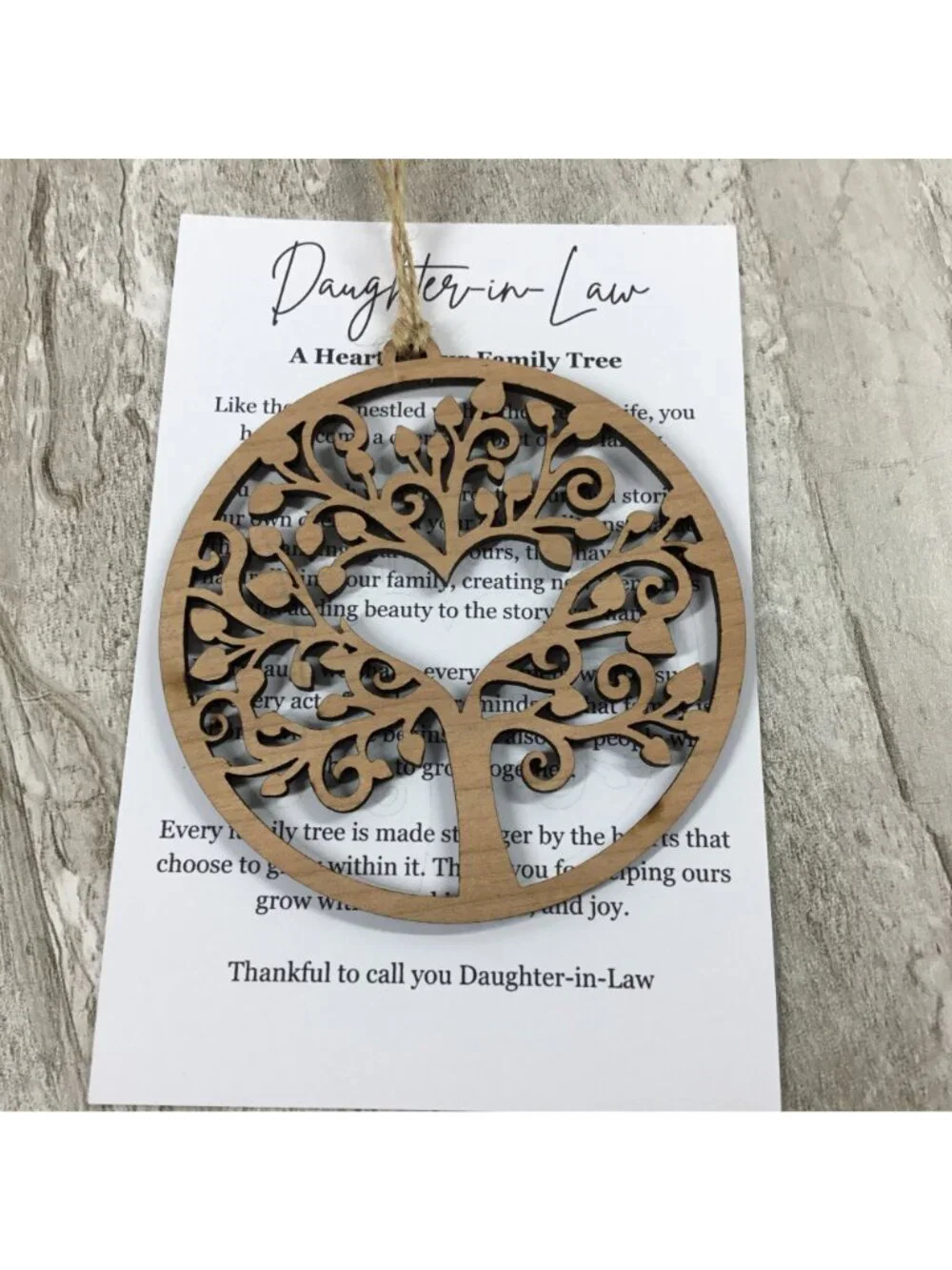 Handmade daughter law